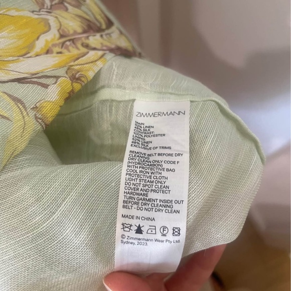 Zimmermann Matchmaker Tulip Mini Dress Size 0 - Picture 4 of 5